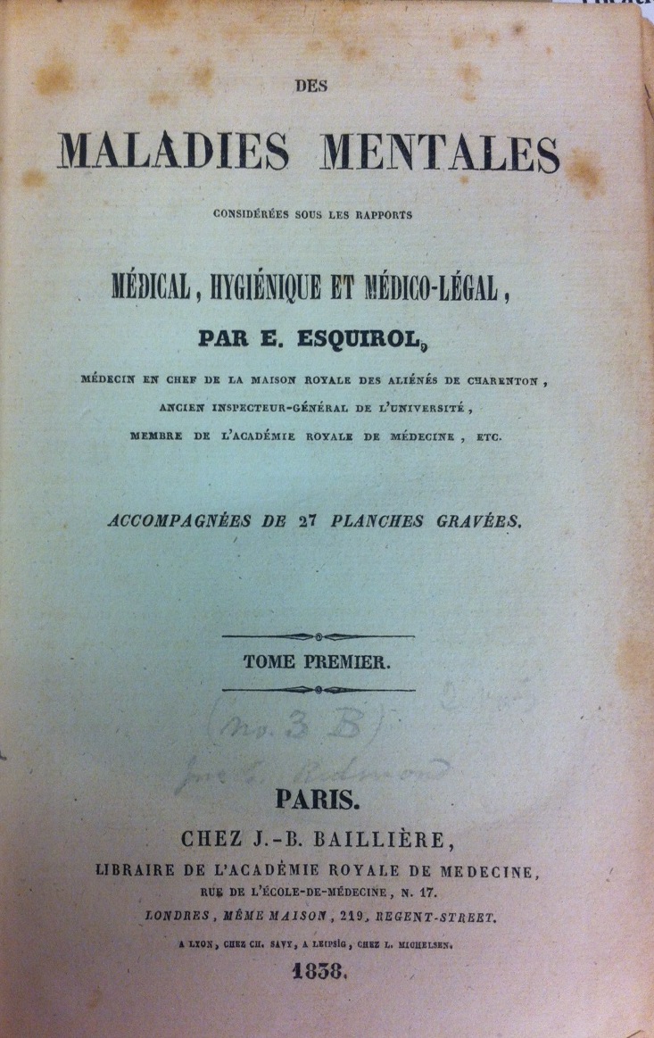 Esquirol Title Page